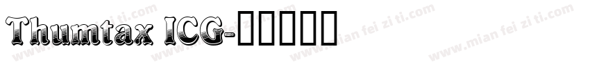 Thumtax ICG字体转换